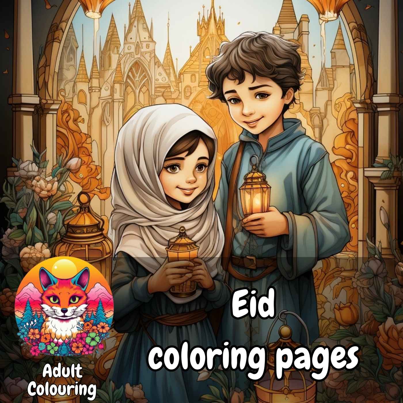 Fun and Free Eid Coloring Pages Just for You! - adultcolouring.com