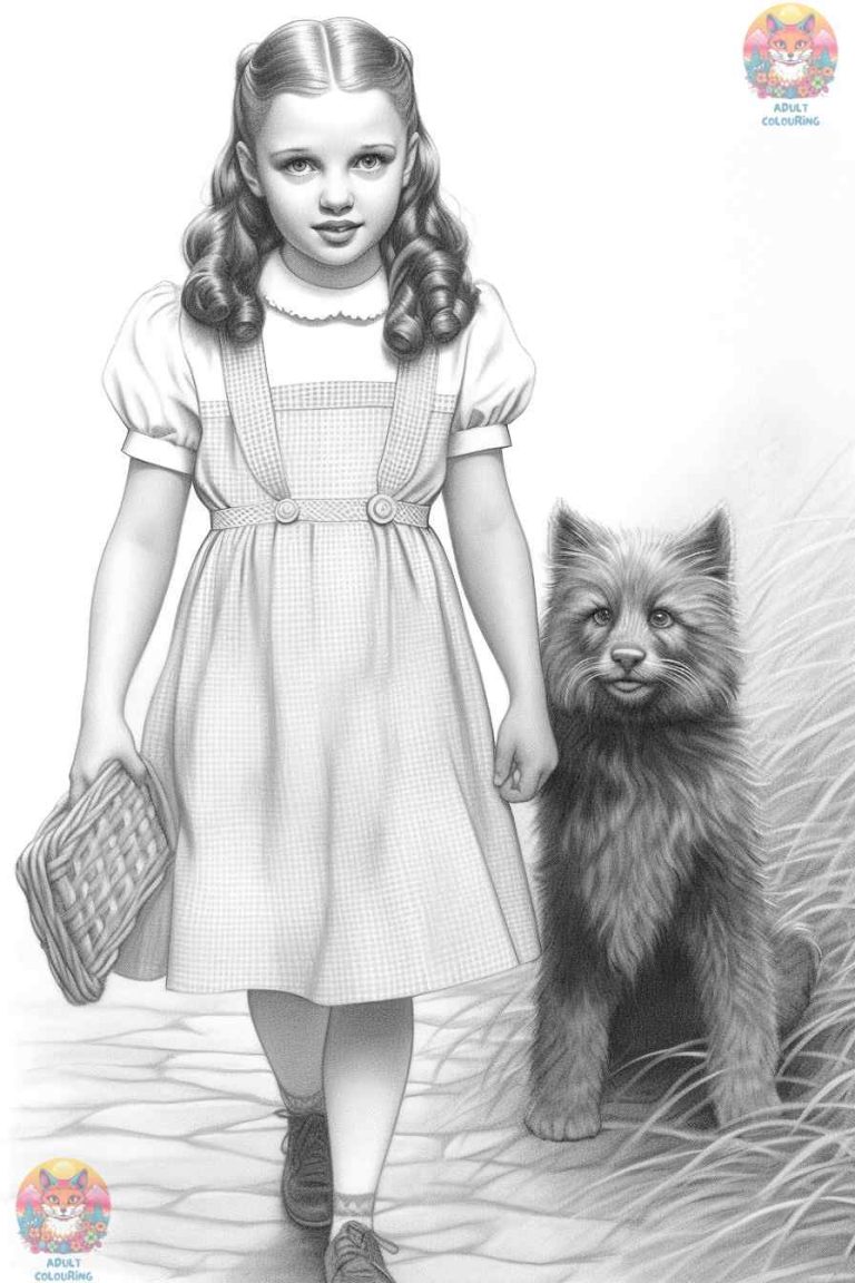 Free Wizard of Oz Coloring Pages For All Ages - adultcolouring.com