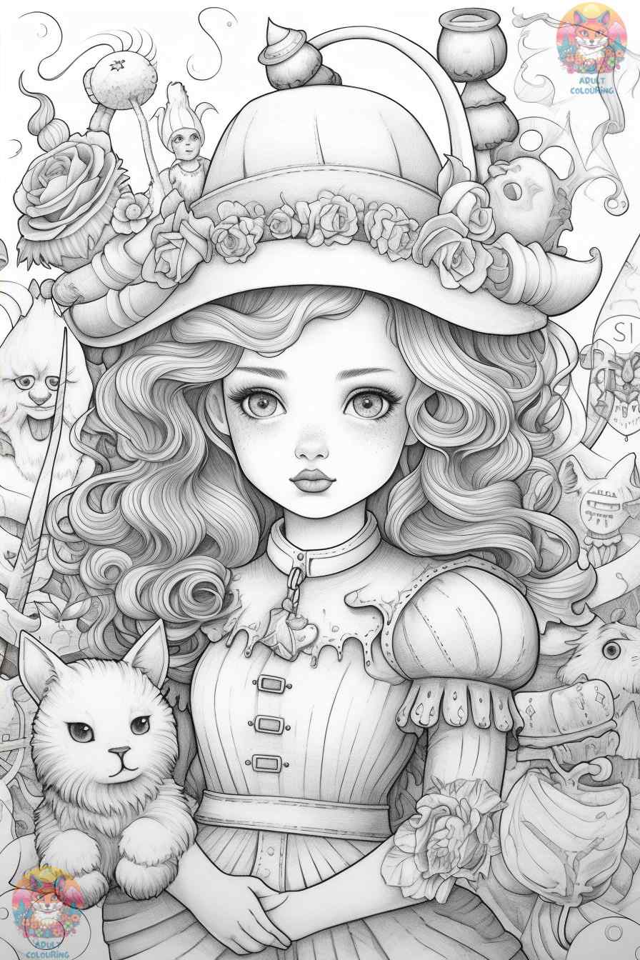 Free Wizard of Oz Coloring Pages For All Ages - adultcolouring.com