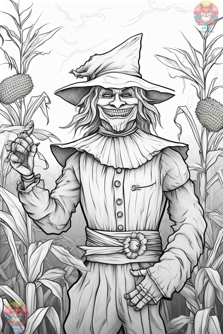 Free Wizard of Oz Coloring Pages For All Ages - adultcolouring.com